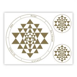 Adesivo per la memoria dell'acqua SRI YANTRA - serie CLASSIC - MADE IN ITALY