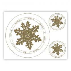 Adesivo per la memoria dell'acqua ARMONIA - serie CRYSTAL - MADE IN ITALY