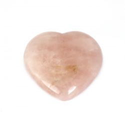 Pietra Coccolamare Cuore quarzo rosa in scatola