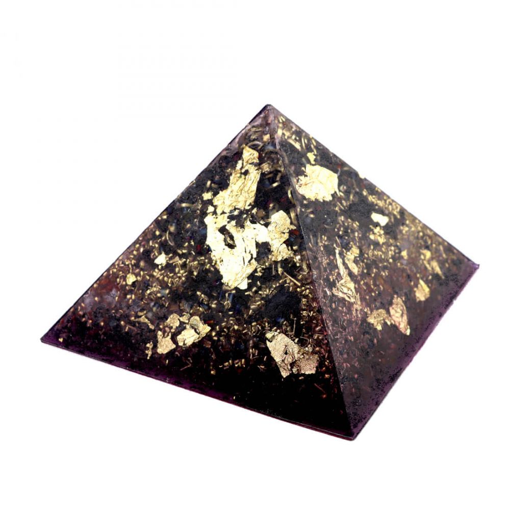 Piramide in orgonite e shungite Casa di Ra a sezione cheope