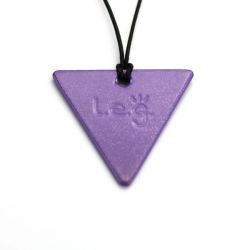 Piastra di Tesla LEG serie Sunny Plate TRIANGOLO DONNA Made in Italy antibatterica e glitterata