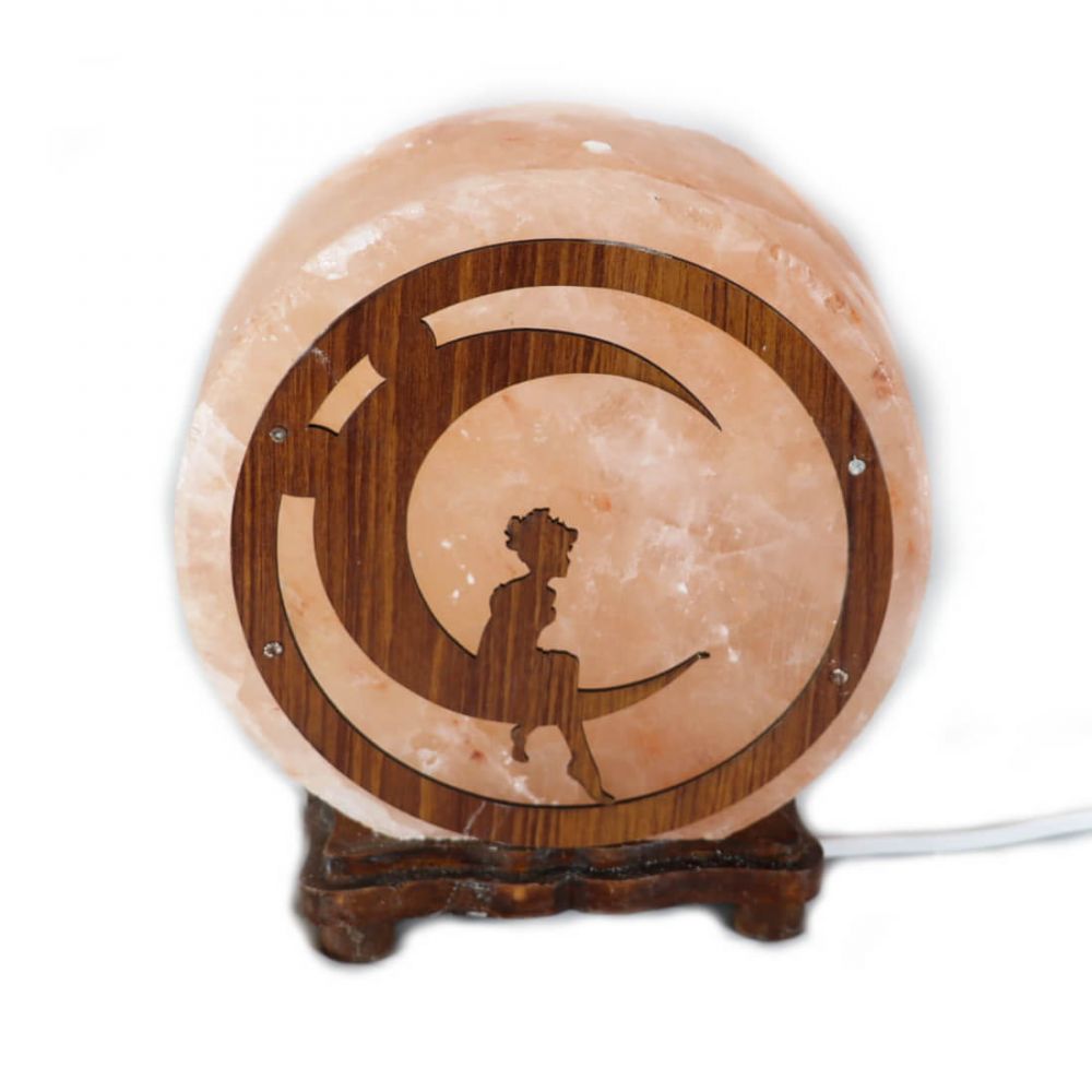 Lampada ombra di sale rosa himalayano