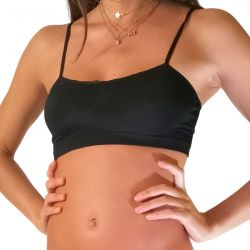 Top reggiseno brassiere INVISIBILE eucalipto/ricino