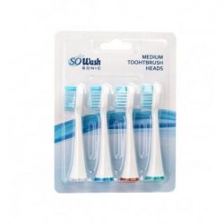 4 testine di ricambio per spazzolino Sonic SoWash