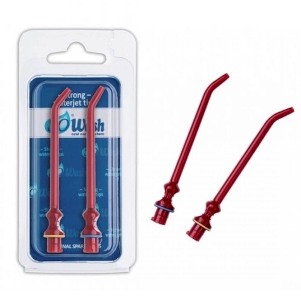 Testina getto singolo forte per idropulsore Vortice - 2 pz in blister - SoWash (colore rosso)