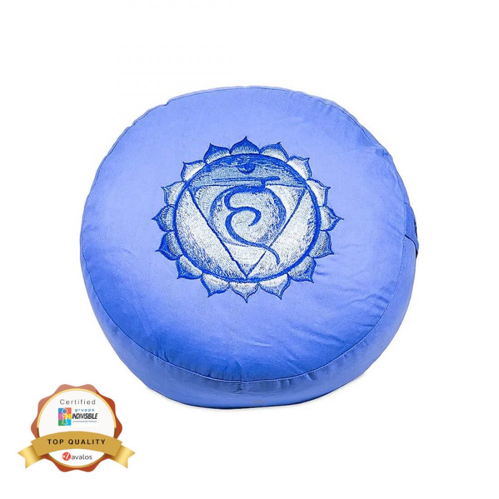 Cuscini tondi ricamo chakra