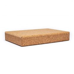 Mattone in sughero per spalle per posizoni Yoga cm 30.5x20.5x5