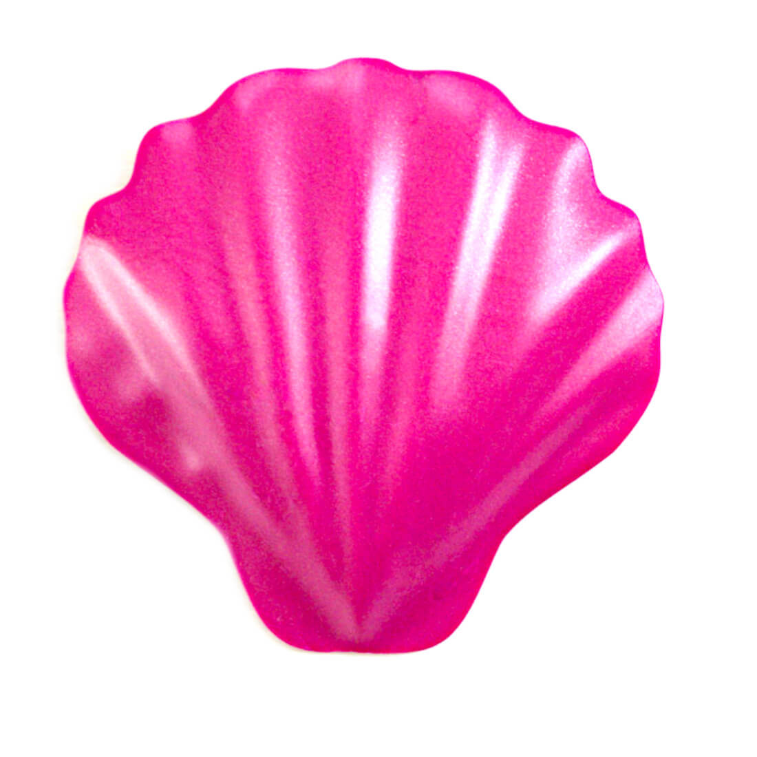 Conchiglia della salute climatizzante fucsia glitterato