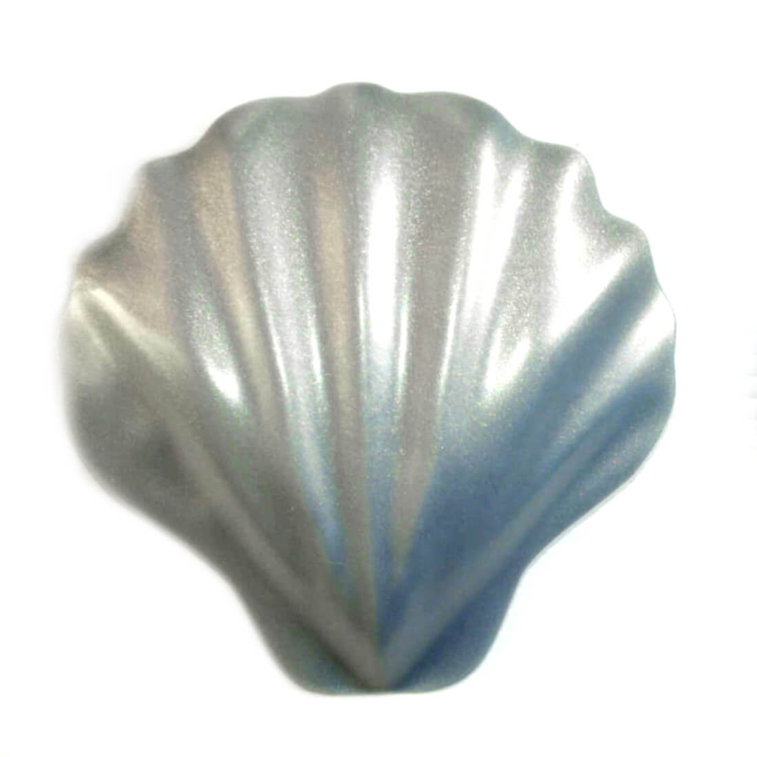 Conchiglia della salute climatizzante grigio perla glitterato