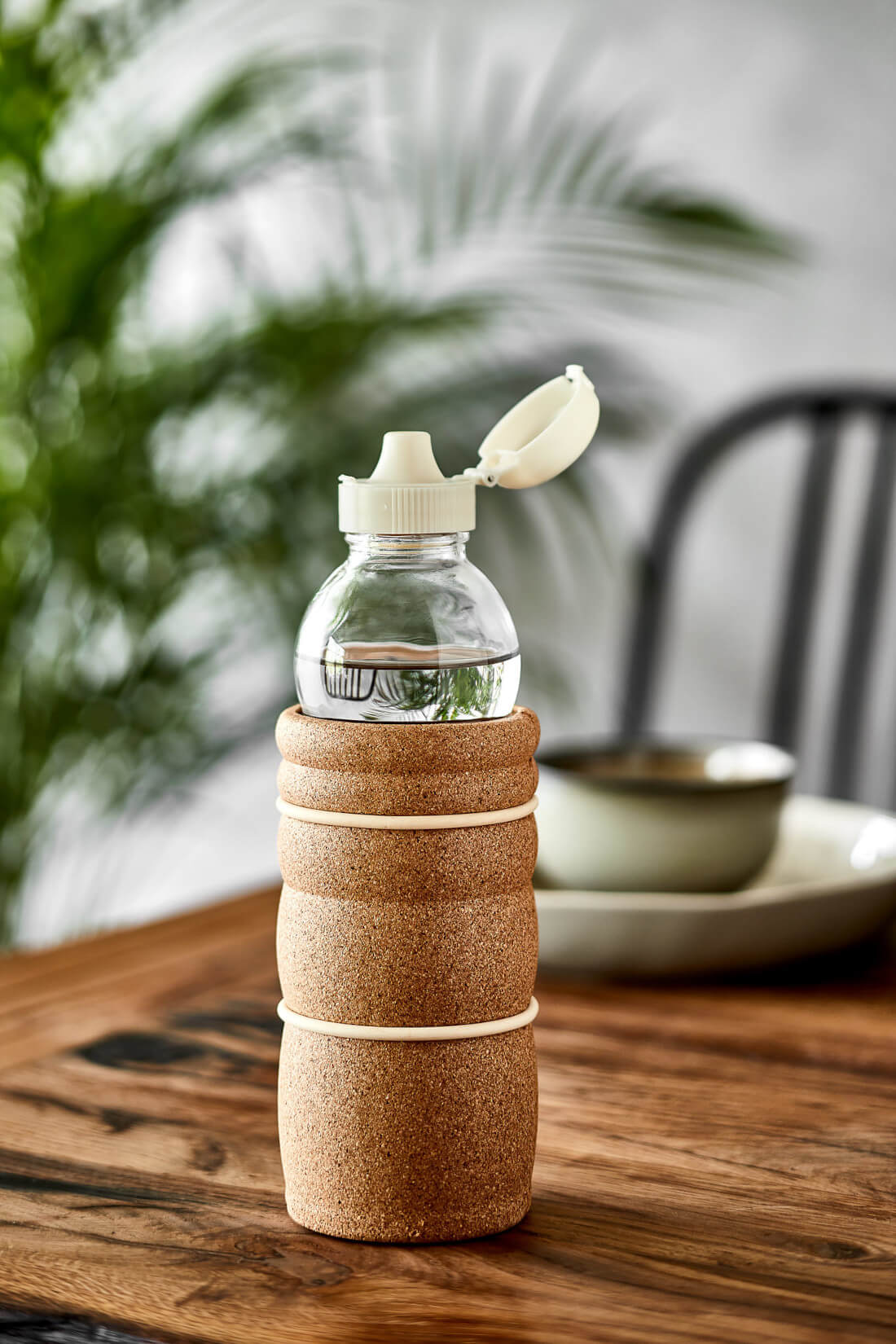 Bottiglia to go THANK YOU con tappo bioplastica 0.7 L - Nature's Design