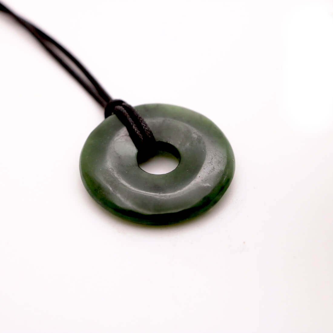 Disco Pi Giada del Canada diametro 30mm con cordino