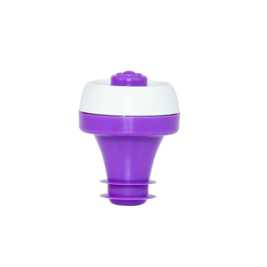 Tappi per sottovuoto Status per bottiglie 3 pezzi verde, viola e blu senza pompetta
