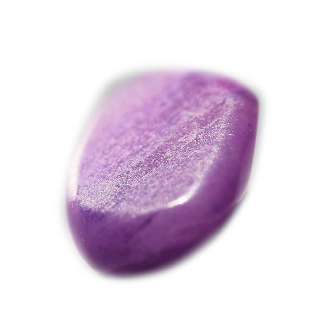 Sugilite in cabochon a base piatta per montaggio su gioiello – C67 (pezzo unico da 6.6 carati)