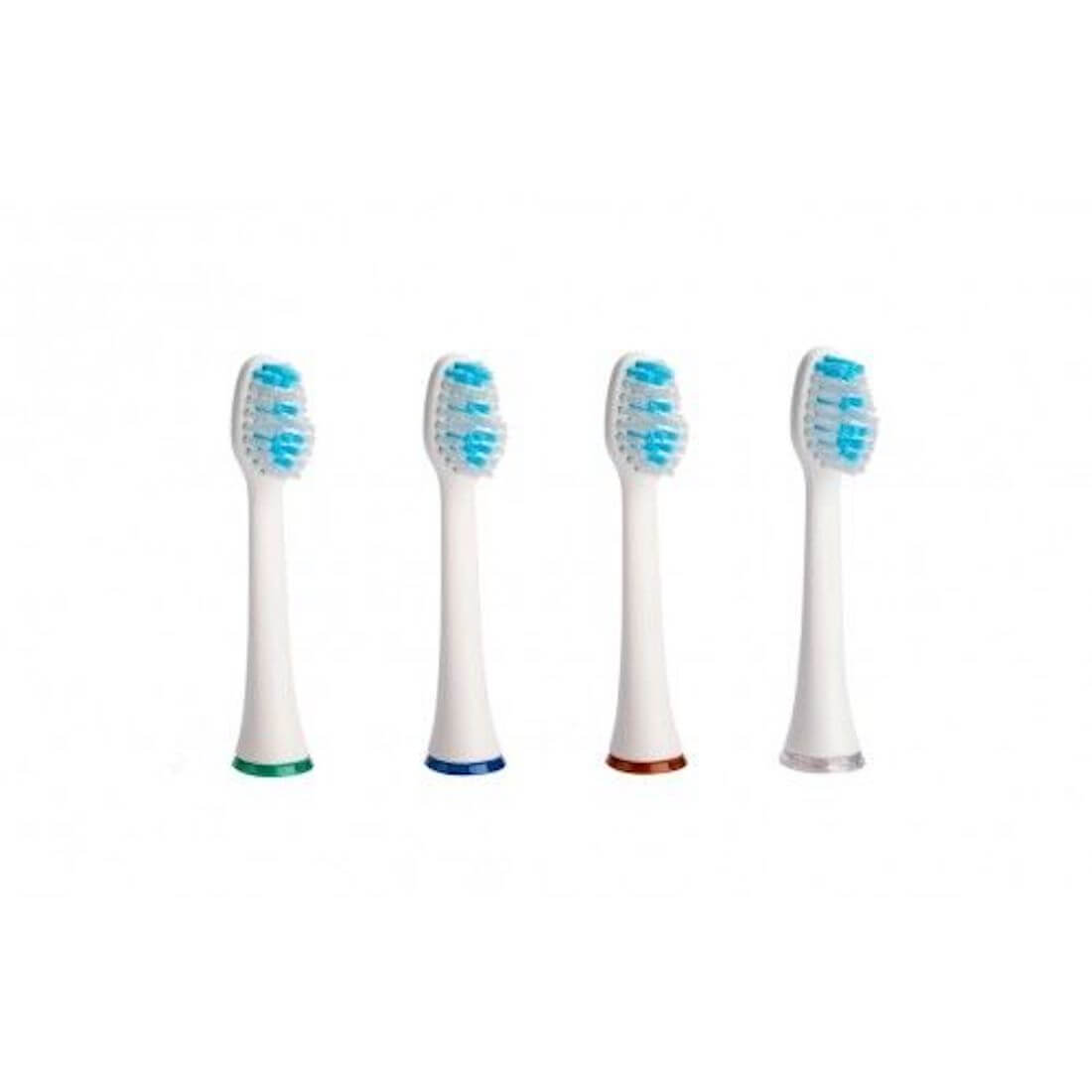 4 testine di ricambio per spazzolino Sonic SoWash